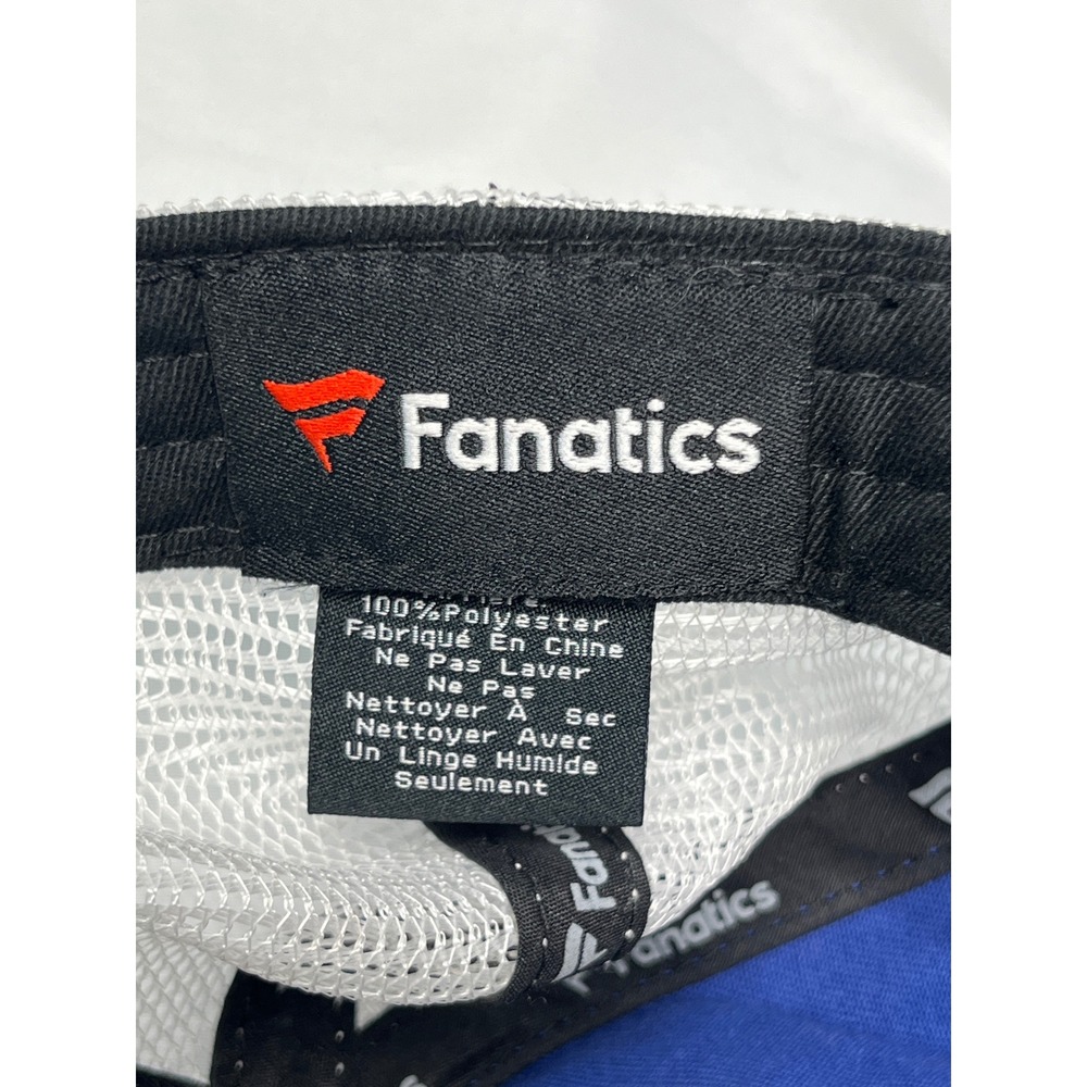 Fanatics Tampa Bay Lightning NHL Trucker Hat Blue White Mesh Snapback Cap 2018 - Picture 10 of 10
